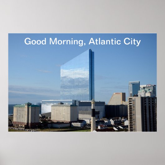 Guten Morgen, atlantische Stadt Poster (Vorne)