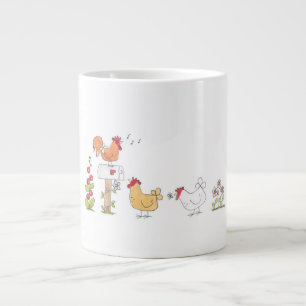 Guten Morgen aus der Uhr Jumbo-Tasse