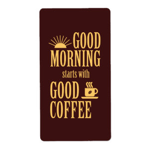 Guten Morgen beginnt mit gutem Kaffee