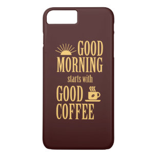 Guten Morgen beginnt mit gutem Kaffee Case-Mate iPhone Hülle