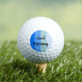 Guten Morgen blau gestreift Golfball (Insitu T-Shirt)