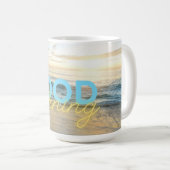 Guten Morgen Blauer Himmel Kaffeetasse (VorderseiteRechts)