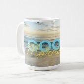 Guten Morgen Blauer Himmel Kaffeetasse (Vorderseite Links)
