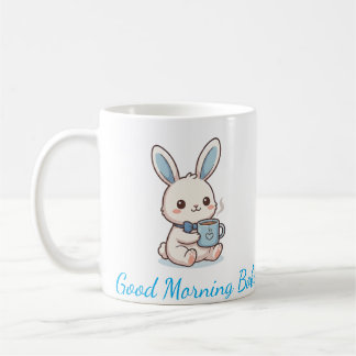 Guten Morgen Bobo Bunny Kaffeetasse - Süßes Kawaii