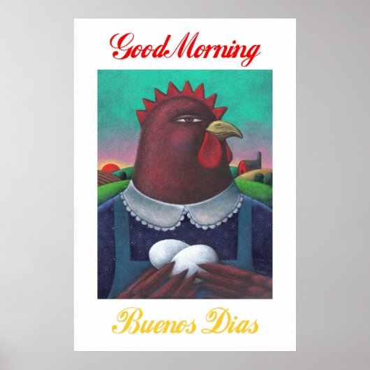 Guten Morgen/Buenos Dias Poster (Vorne)
