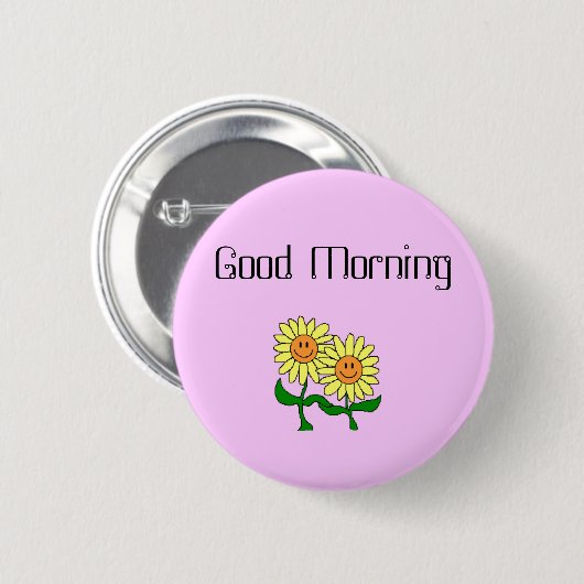 Guten Morgen Button (Vorne & Hinten)