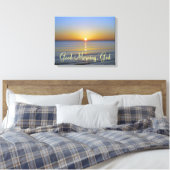 Guten Morgen, Christliches Zitat Leinwanddruck (Insitu (Schlafzimmer))