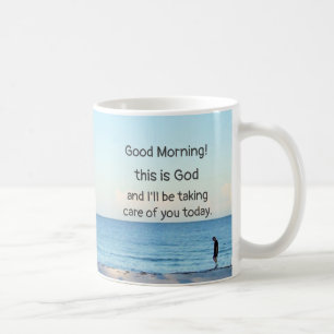 "Guten Morgen, das ist Gott" Kaffee-Tasse Kaffeetasse