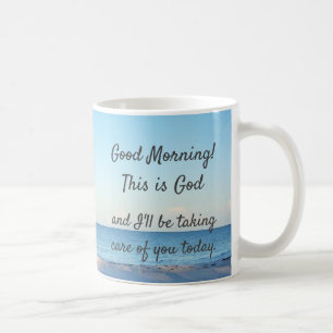 "Guten Morgen, das ist Gott" Kaffee-Tasse Kaffeetasse