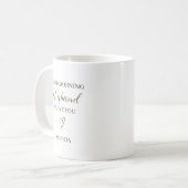 Guten Morgen Ehemann Personalisiertes Romantisches Kaffeetasse (Vorderseite Links)