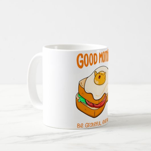Guten Morgen eig Yolk Kaffeetasse (Vorderseite Links)