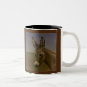 Guten Morgen Esel Zweifarbige Tasse
