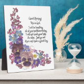 Guten Morgen! Fotoplatte (Seite)