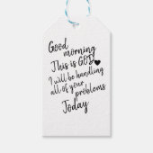 Guten Morgen Geschenkanhänger (Vorderseite)