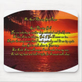 Guten Morgen Gottes Gebet Mousepad (Vorne)