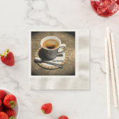 Guten Morgen, guter Kaffee Serviette (Beispiel)