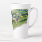 Guten Morgen Heißluftballons Latte Tasse in Farbe (Rechts)