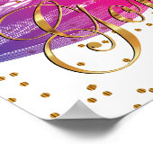 Guten Morgen herrlich auf Weiß Poster (Ecke)