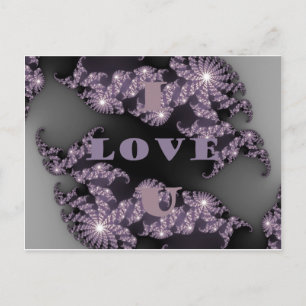 Guten Morgen, ich liebe dich Postkarte
