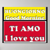 Guten Morgen - Ich Liebe dir Poster (Vorne)