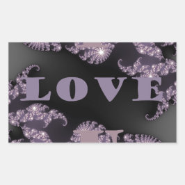 Guten Morgen, ich Liebe Rechteckiger Aufkleber