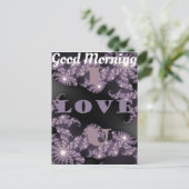 Guten Morgen, ich Liebe Sie haben einen schönen Ta Postkarte (Stehend Vorderseite)