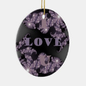 Guten Morgen ich Liebe You.png Keramik Ornament (Rechts)