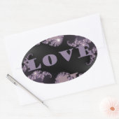 Guten Morgen ich Liebe You.png Ovaler Aufkleber (Umschlag)