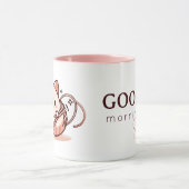 Guten Morgen individualisierbar Shibari Tasse (Zentrum)