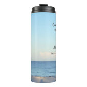 Guten Morgen inspiriert, das ist der heiße Tumbler Thermosbecher (Vorderseite)