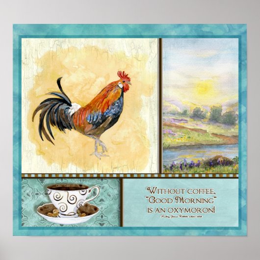 "Guten Morgen, Kaffee" Audrey Jeanne Roberts Poster (Vorne)