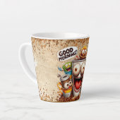 guten Morgen Kaffee Milchtasse (Linke Ecke)