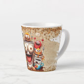 guten Morgen Kaffee Milchtasse (Rechte Ecke)