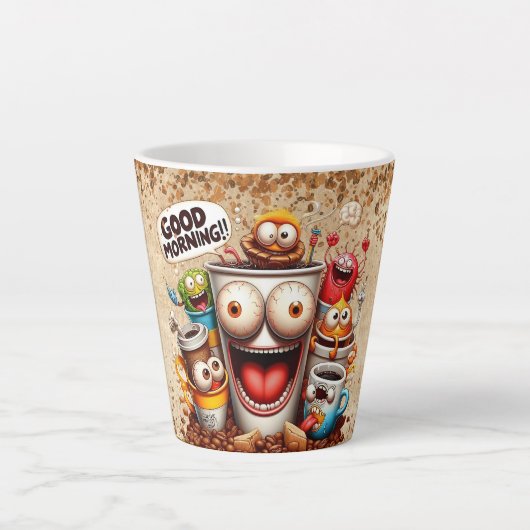 guten Morgen Kaffee Milchtasse (Vorderseite)
