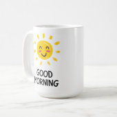 Guten Morgen Kaffee Tasse 15oz (Vorderseite Links)