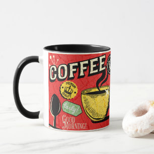 Guten Morgen Kaffee Wirklich klassischer Stil Kuns Tasse