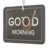 Guten Morgen Kaffeemaschine Autolufterfrischer (Links)