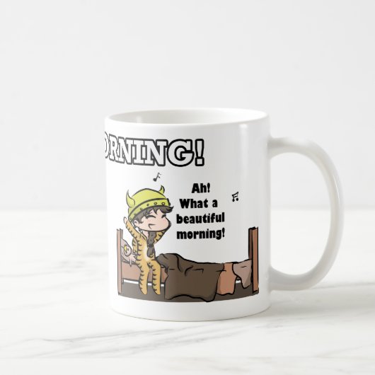 Guten Morgen! Kaffeetasse (Rechts)