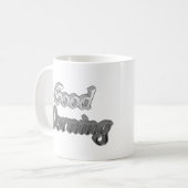 Guten Morgen Kaffeetasse (Vorderseite Links)
