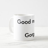 Guten Morgen! Kaffeetasse (Vorderseite Links)