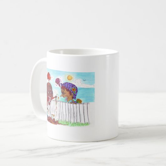 Guten Morgen Kaffeetasse (Vorderseite Links)