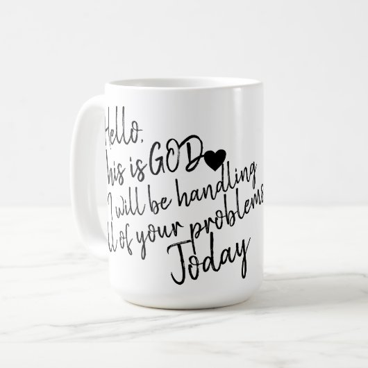 Guten Morgen Kaffeetasse (Vorderseite Links)