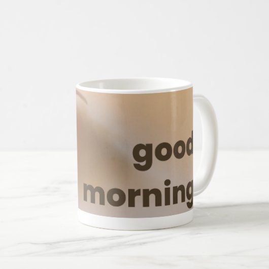 Guten Morgen Kaffeetasse (VorderseiteRechts)