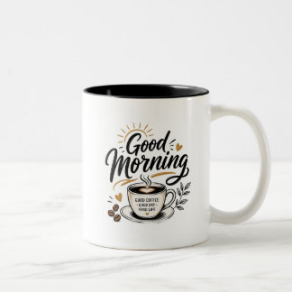 Guten Morgen Kaffeetasse Design | Guter Kaffee Gut