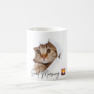 Guten Morgen Katzenbecher Süße Katzen-Kaffeetass Kaffeetasse