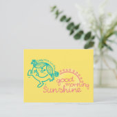 Guten Morgen kleine Miss Sunshine Postkarte (Stehend Vorderseite)