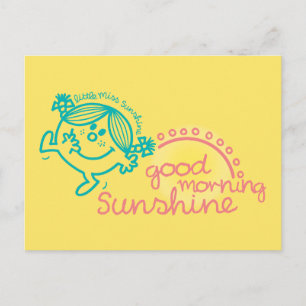 Guten Morgen kleine Miss Sunshine Postkarte