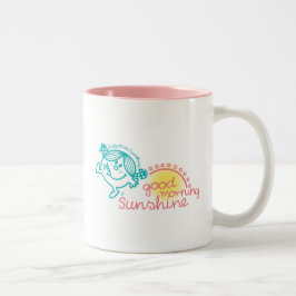 Guten Morgen kleine Miss Sunshine Zweifarbige Tasse