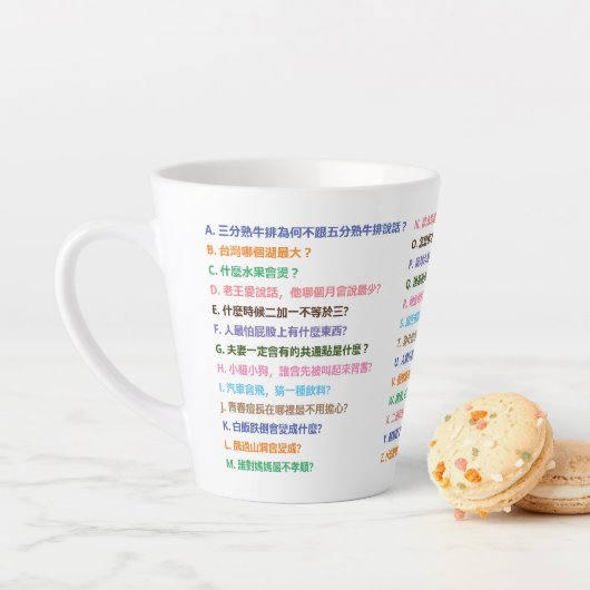 Guten Morgen, Latte Tasse (Beispiel)