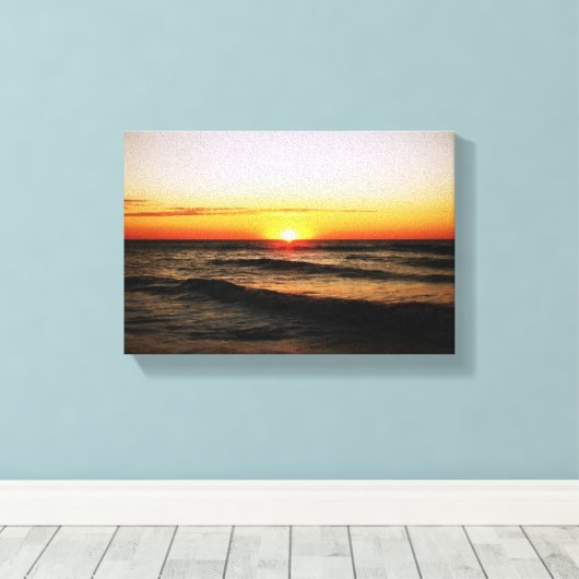 Guten Morgen Leinwanddruck (Insitu (Holzboden))